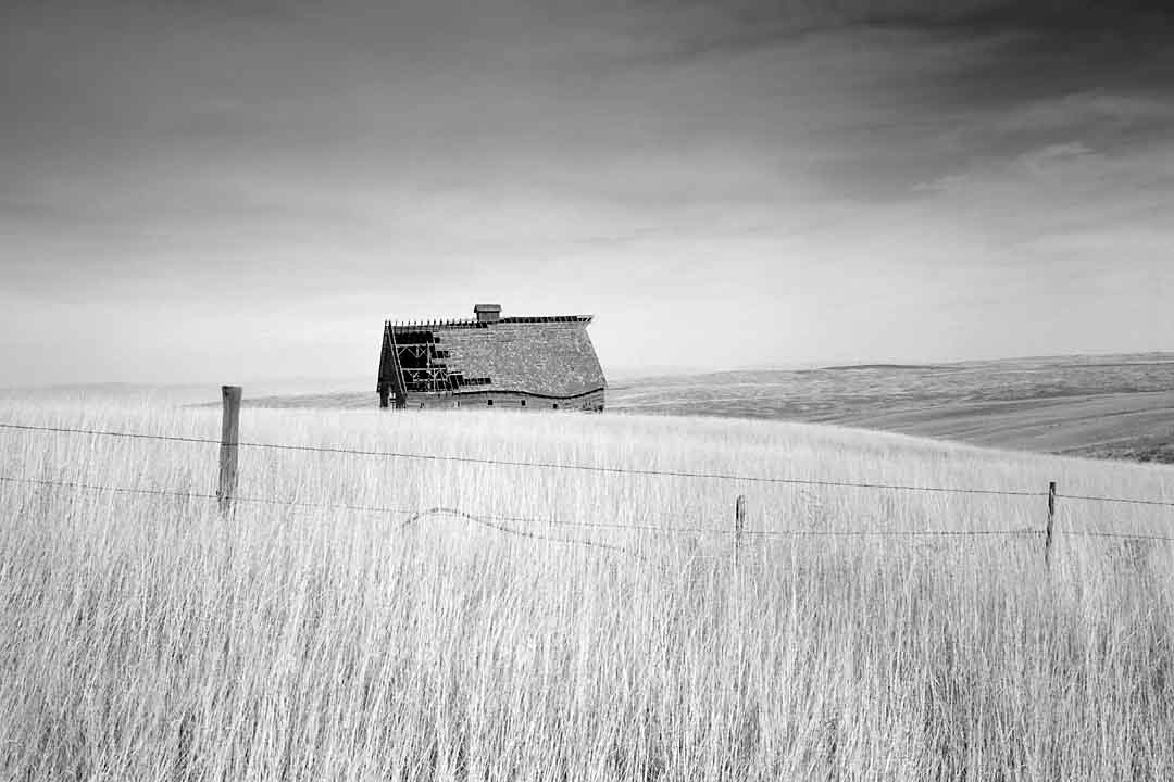 Bent Barn #9, Columbia Plateau, Oregon, USA, 2003