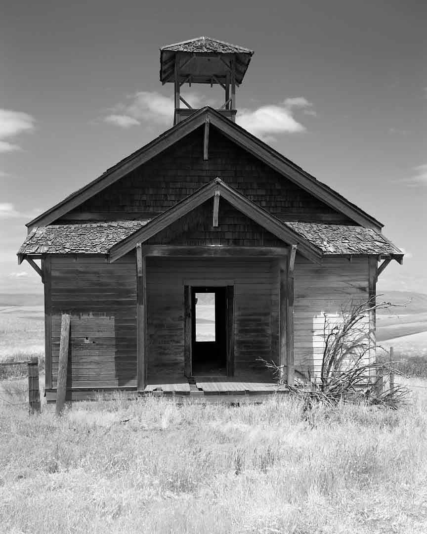 Schoolhouse on Hill #5, Columbia Plateau, Oregon, USA, 2004