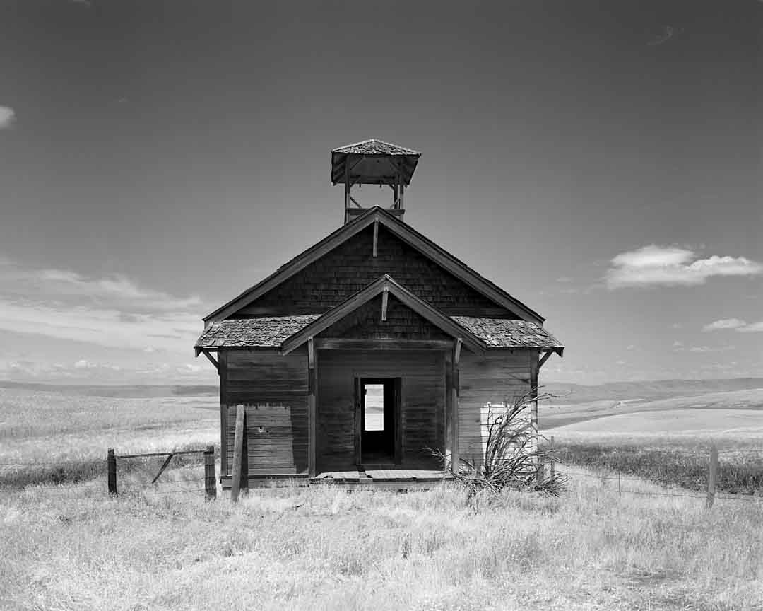 Schoolhouse on Hill #6, Columbia Plateau, Oregon, USA, 2004