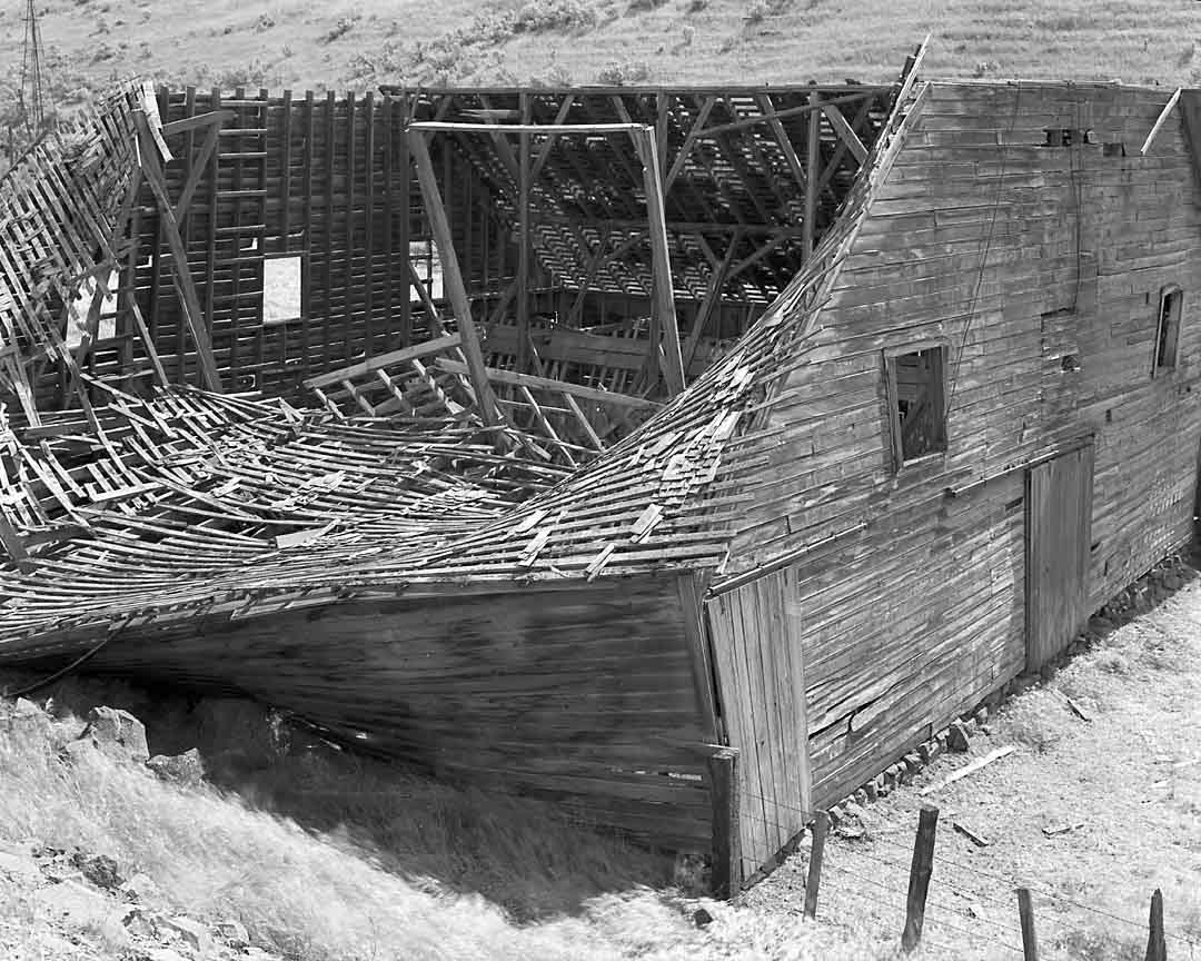 Broken Barn #4, Columbia Plateau, Oregon, USA, 2005