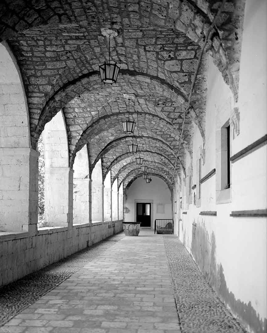 Courtyard of Sv. Marije Monastery, Mljet, Croatia, 2003