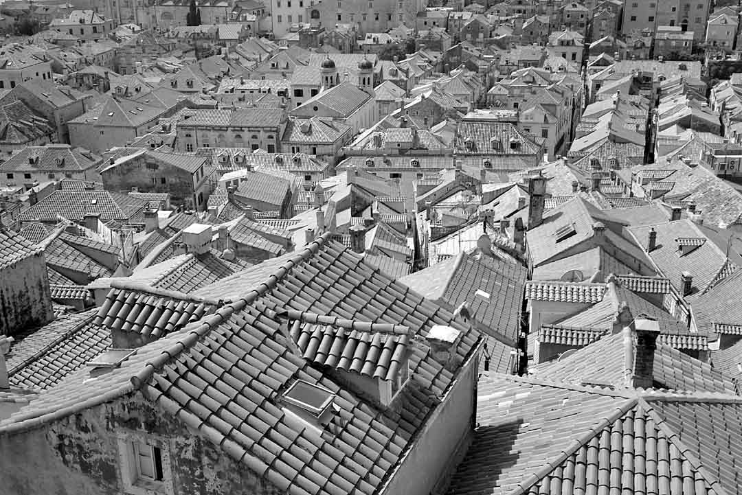 Roofs from North Wall #6, Dubrovnik, Croatia, 2003