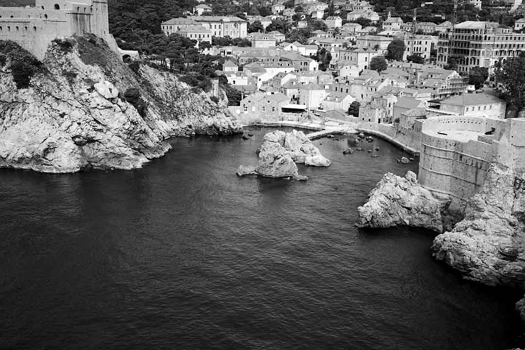 Bay below West Wall #9, Dubrovnik, Croatia, 2003