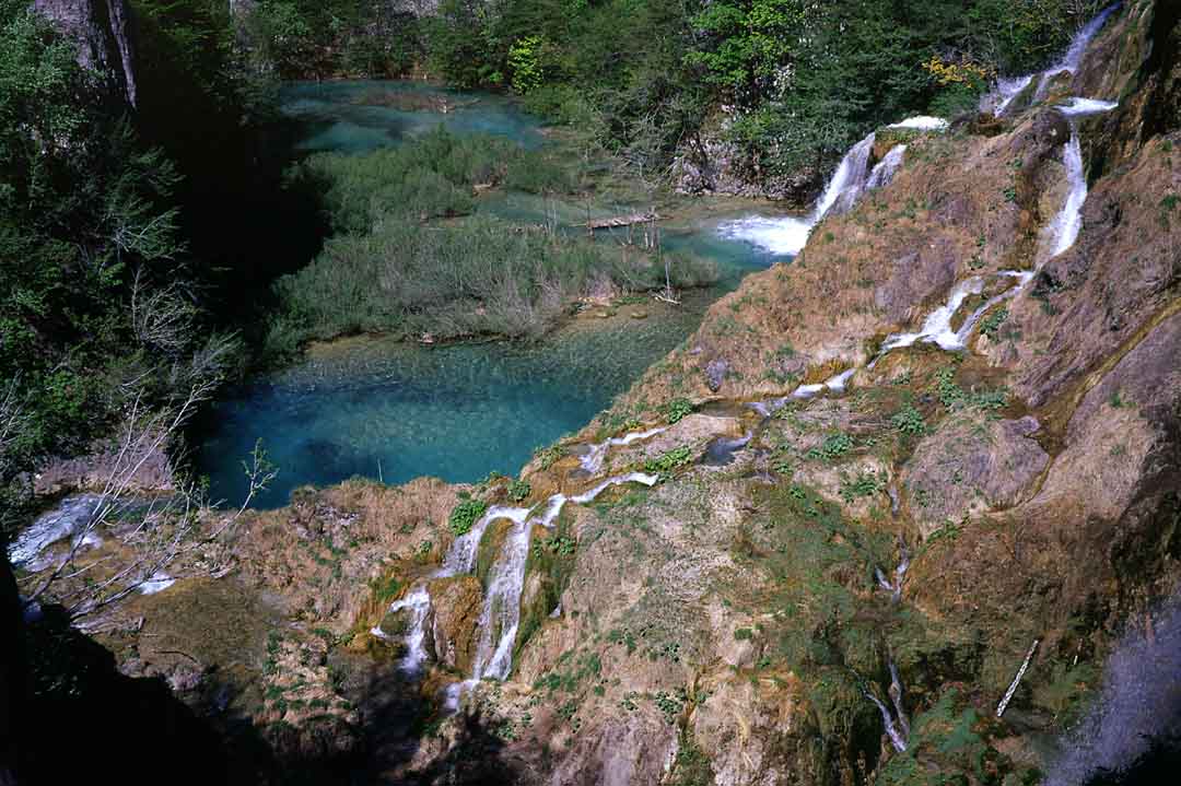 Falls near Novakovica Jezero #3, Plitvice, Croatia, 2003