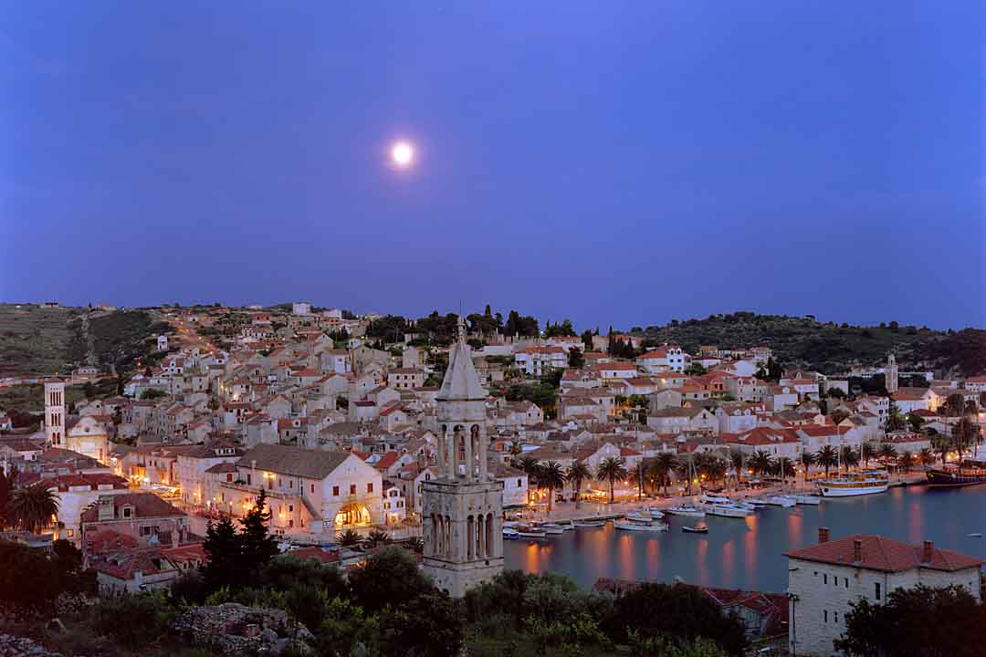 Hvar Town Nightfall #5, Hvar, Croatia, 2003