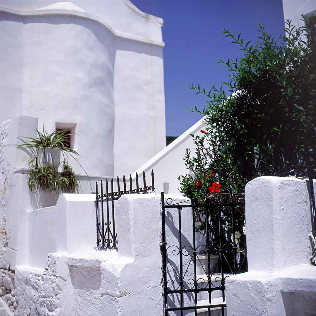 Courtyard in Lefkes, Paros, Greece, 2002