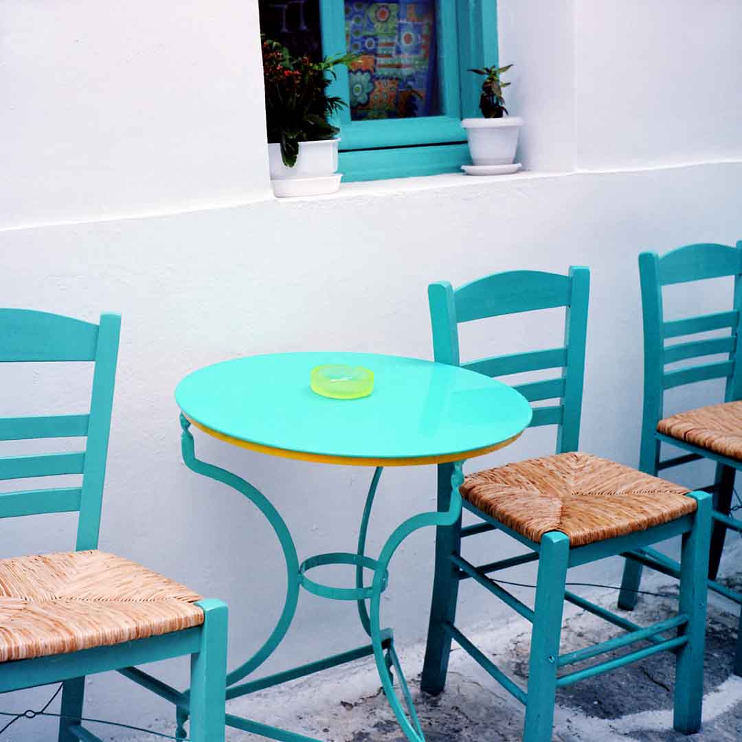 Table and Ashtray, Paros, Greece, 2002