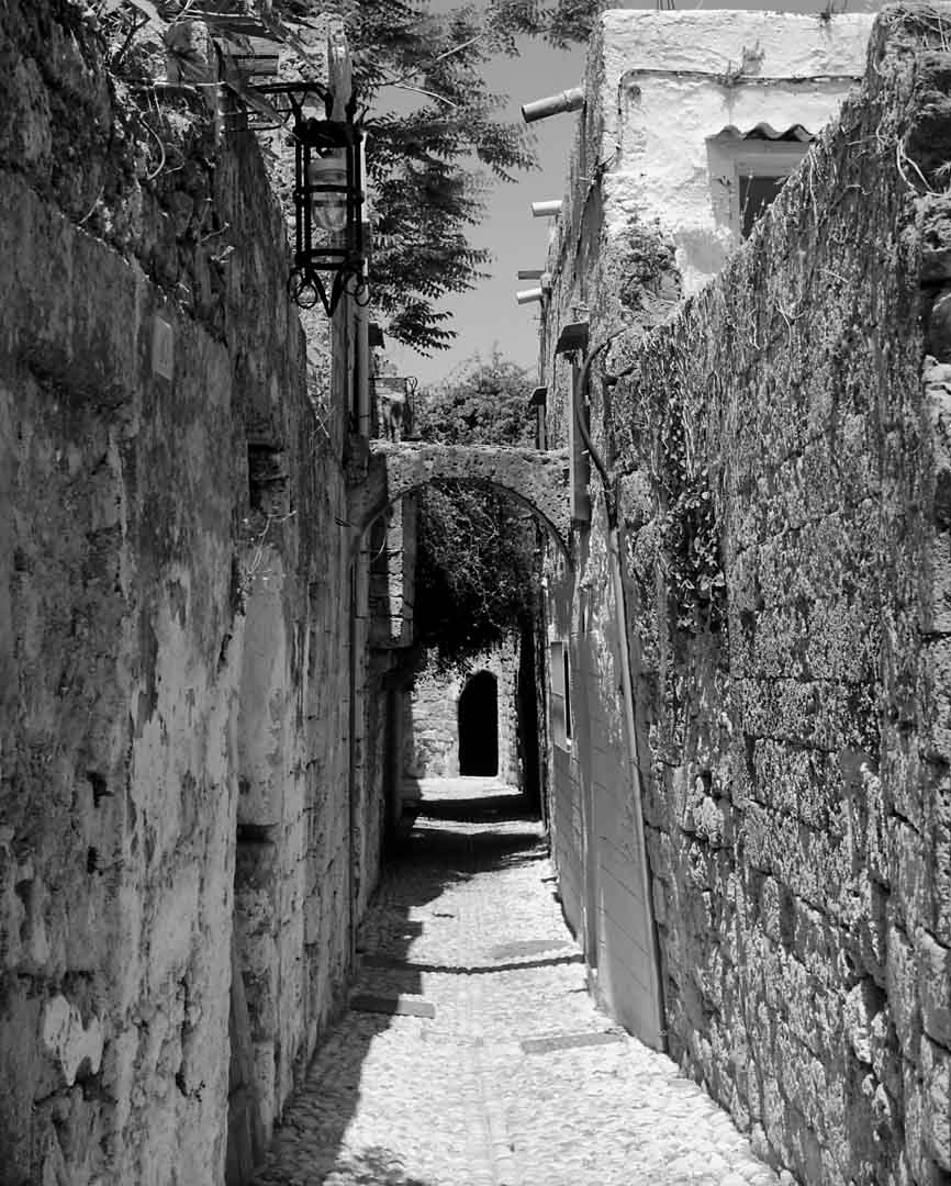 Rodos Town Alleyway #3, Rhodes, Greece, 2002