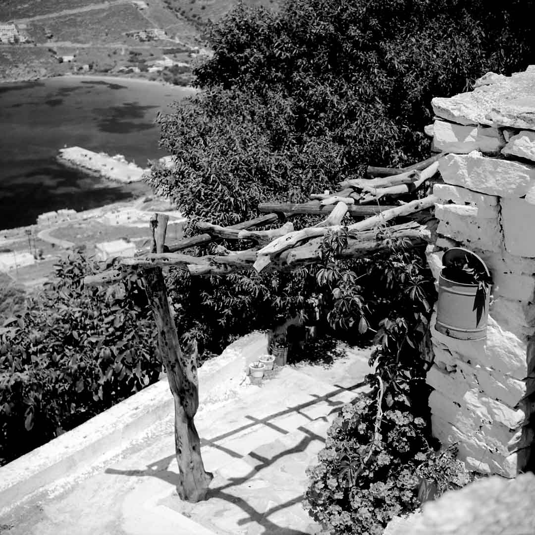 Potamos Patio above Aegiali, Amorgos, Greece, 2002