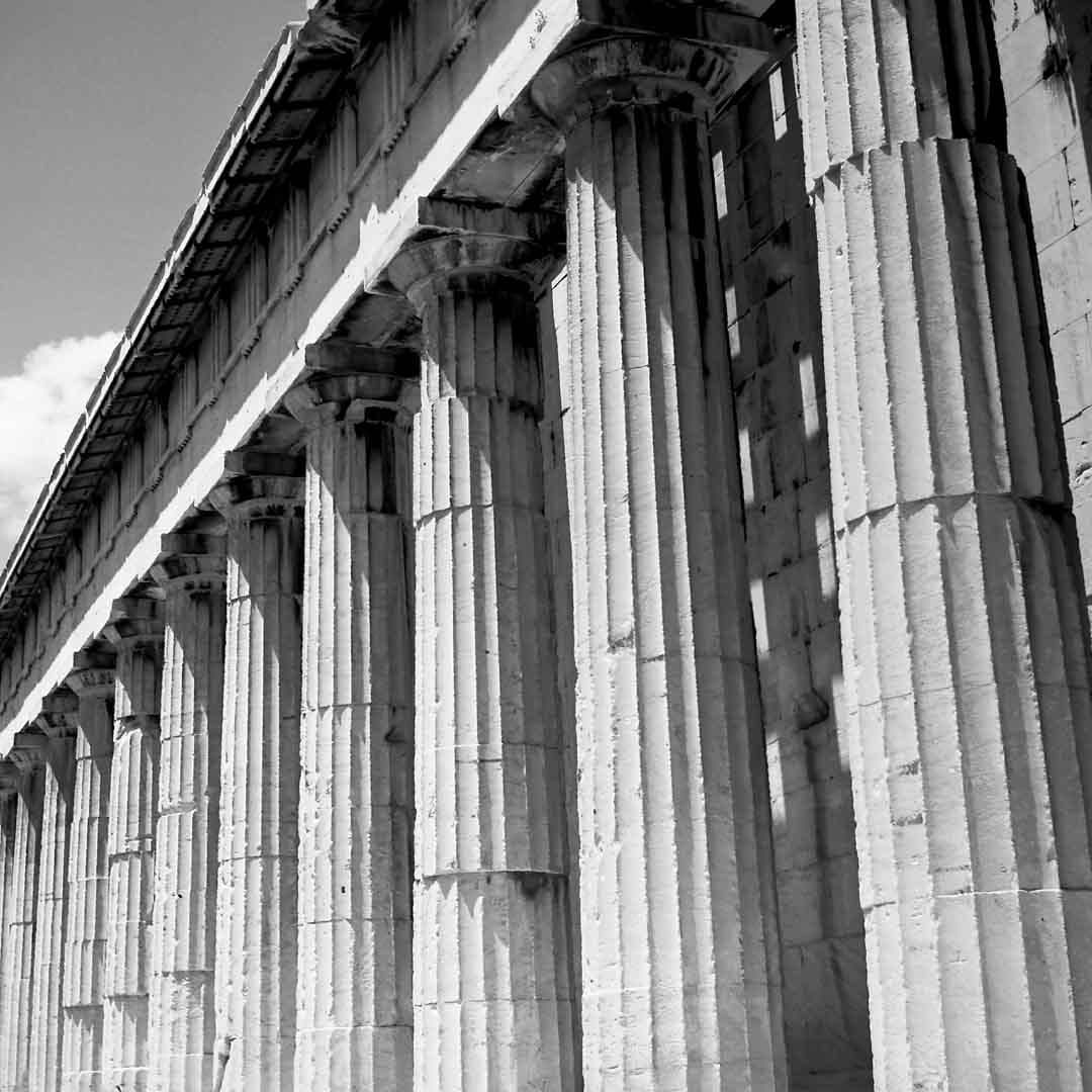 Hephaisteion Columns, Athens, Greece, 2002