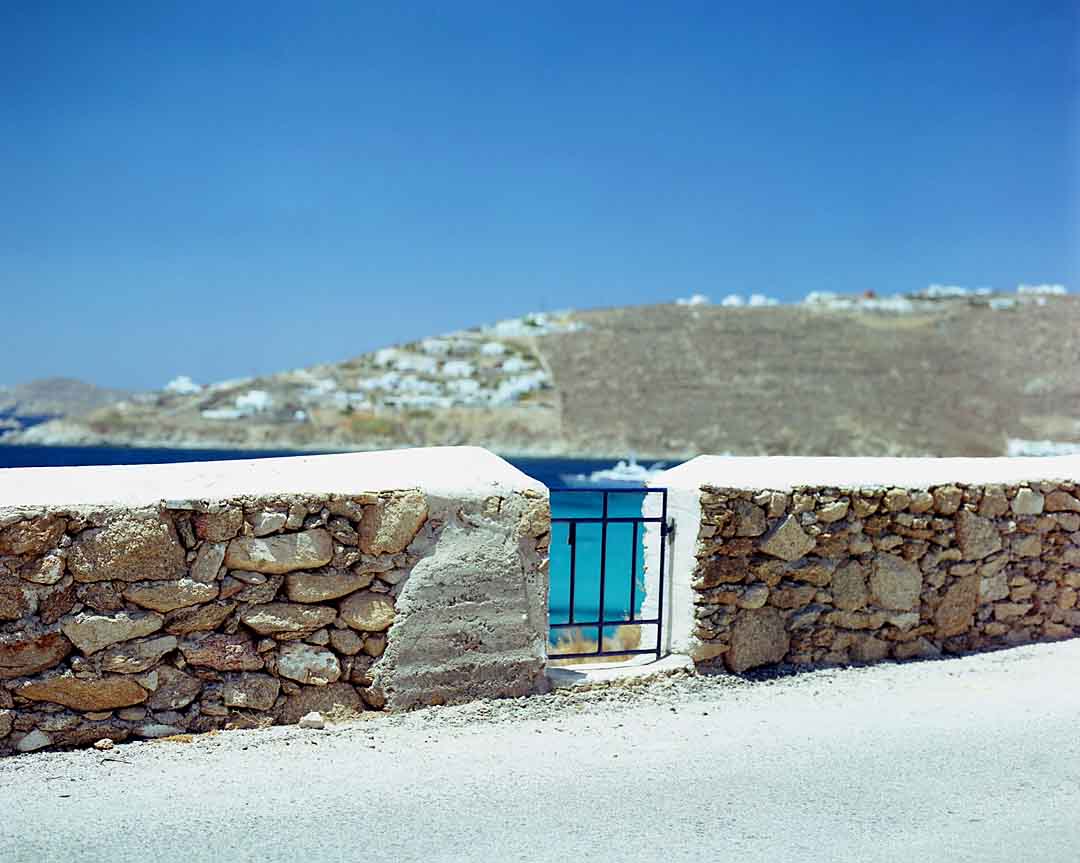 Stone Wall at Gialos, Mykonos, Greece, 2001