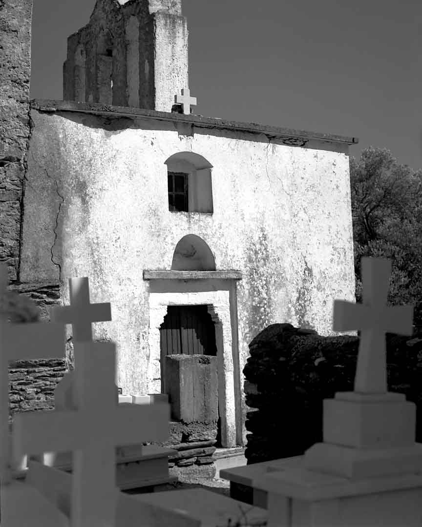 Cemetery at Panagia Drossiani #3, Naxos, Greece, 2001