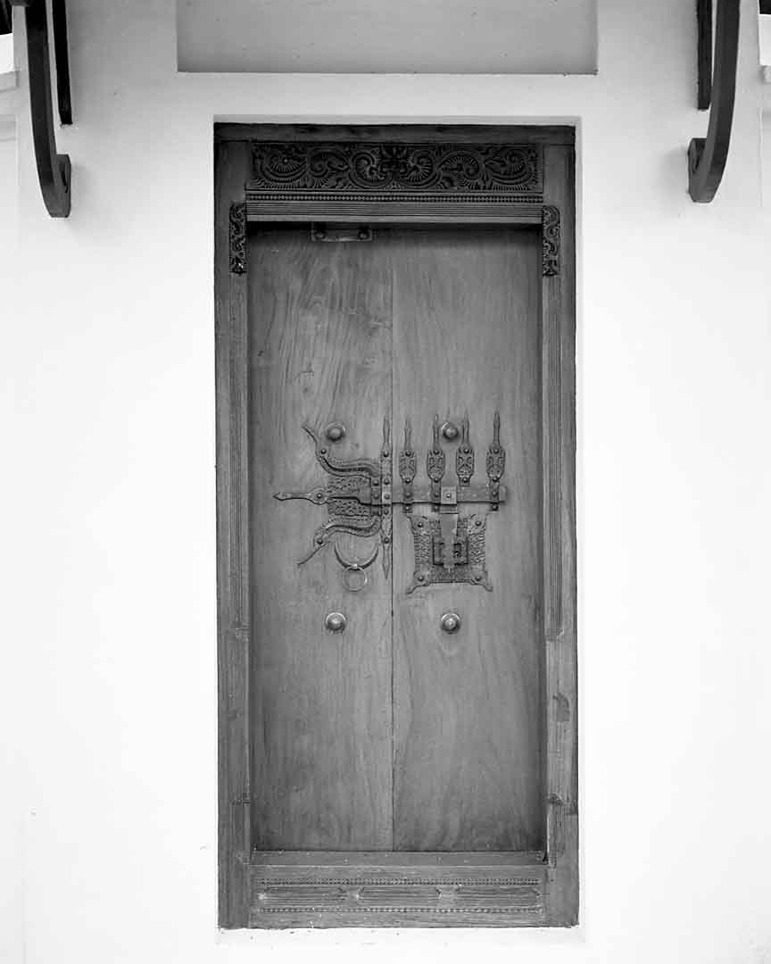 Keralan Door #3, Coconut Lagoon, India, 2005