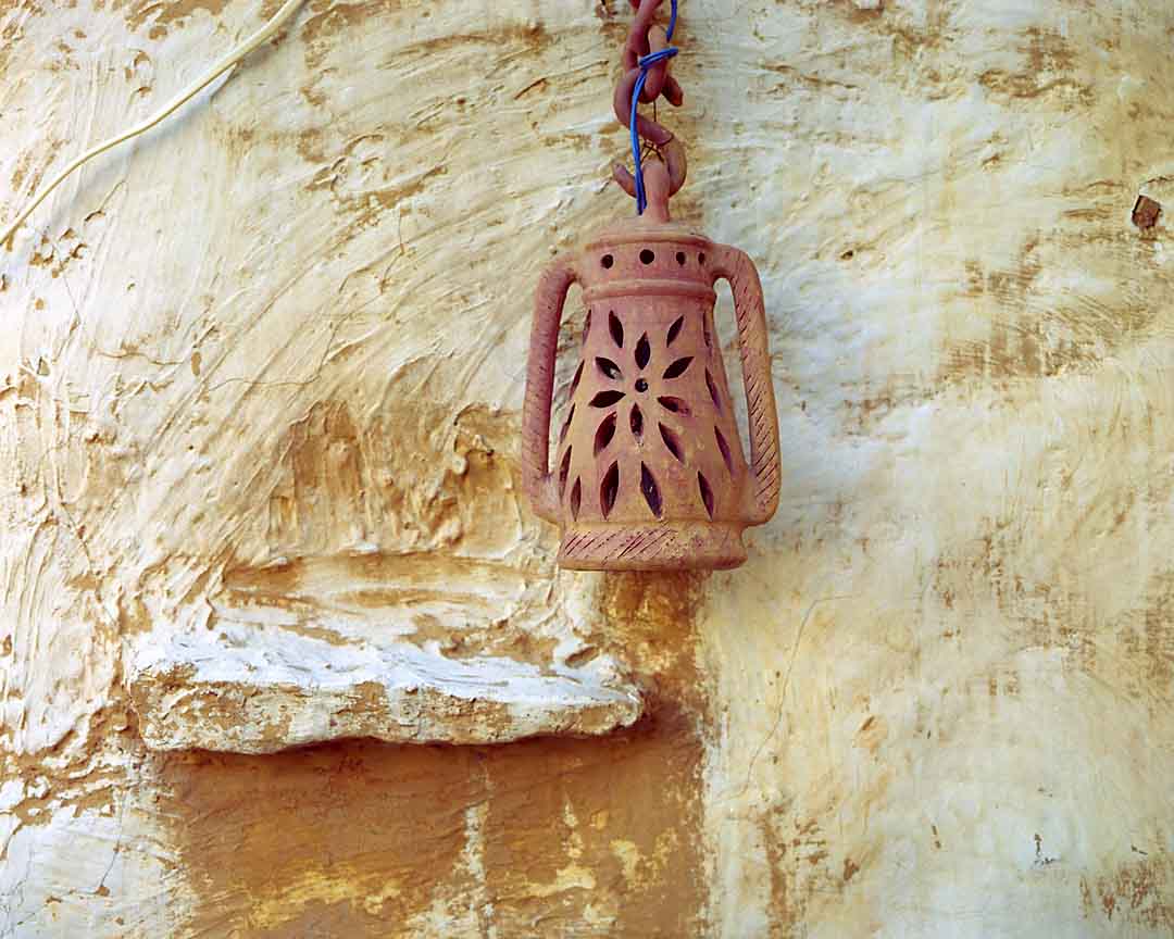 Lamp against Wall #2, Jaisalmer, India, 2005