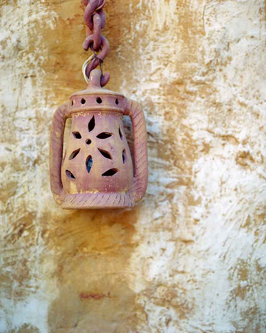 Lamp against Wall #3, Jaisalmer, India, 2005