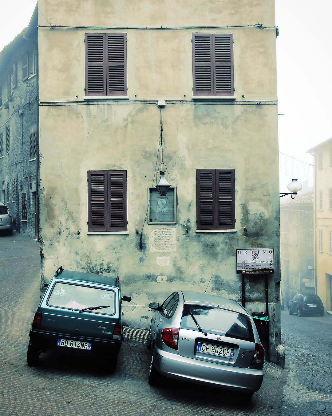 Parking for two, Urbino, Italy, 2008