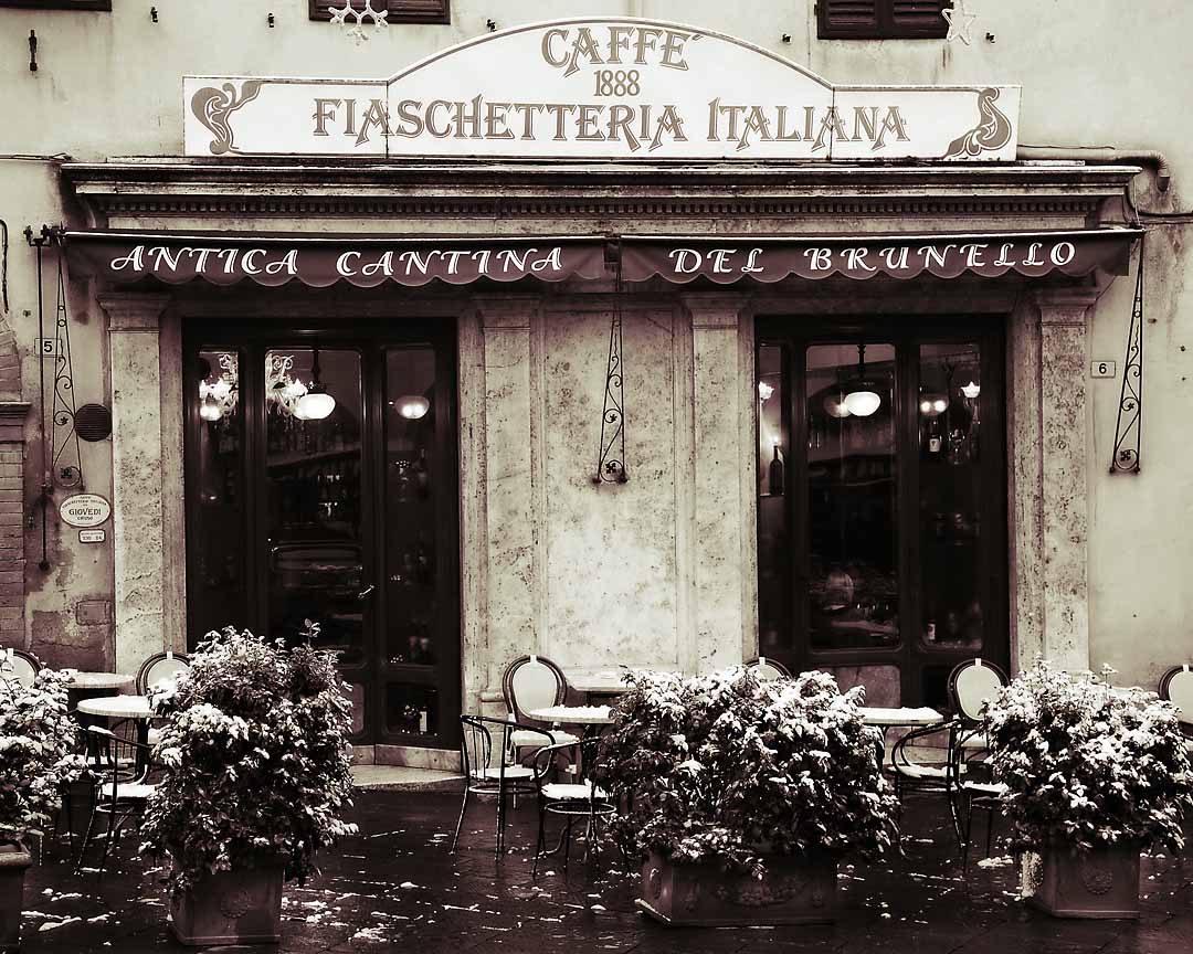 Caffe Fiaschetteria #1, Montalcino, Italy, 2008