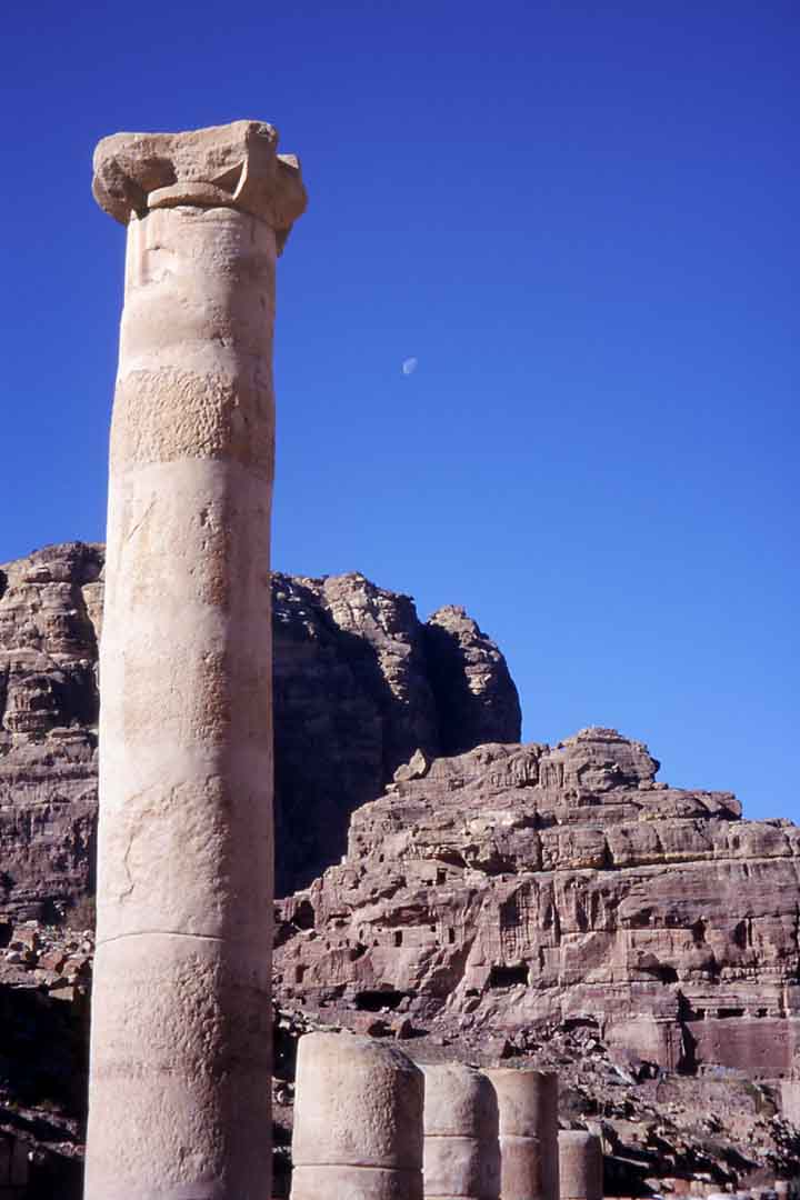 Columns along the Colonnaded Street #11, Petra, Jordan, 1999