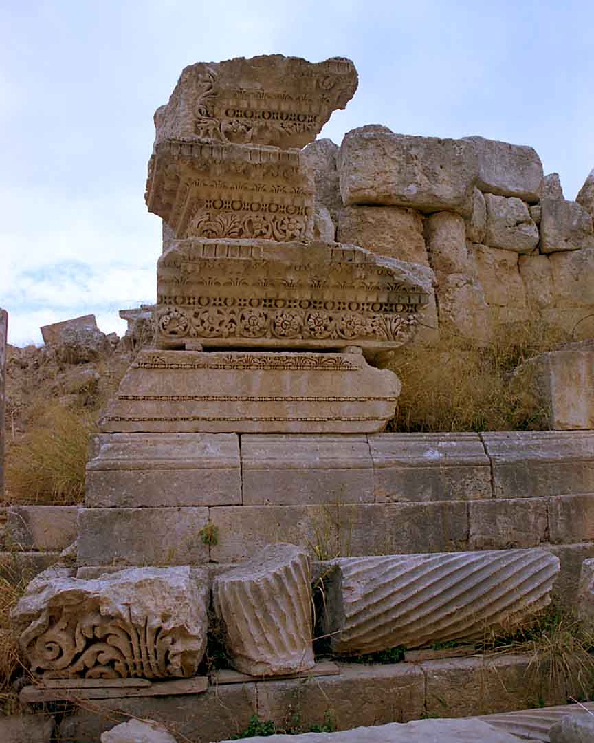 Columns and Capitals, Jerash, Jordan, 1999