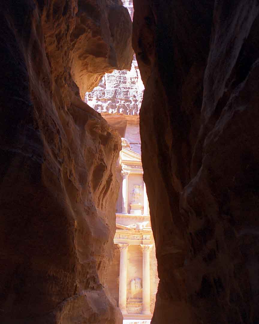 Arriving in Petra, Petra, Jordan, 1999