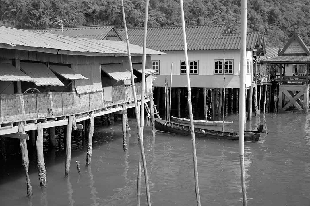 Homes along the bay, Ko Panyi, Thailand, 2004