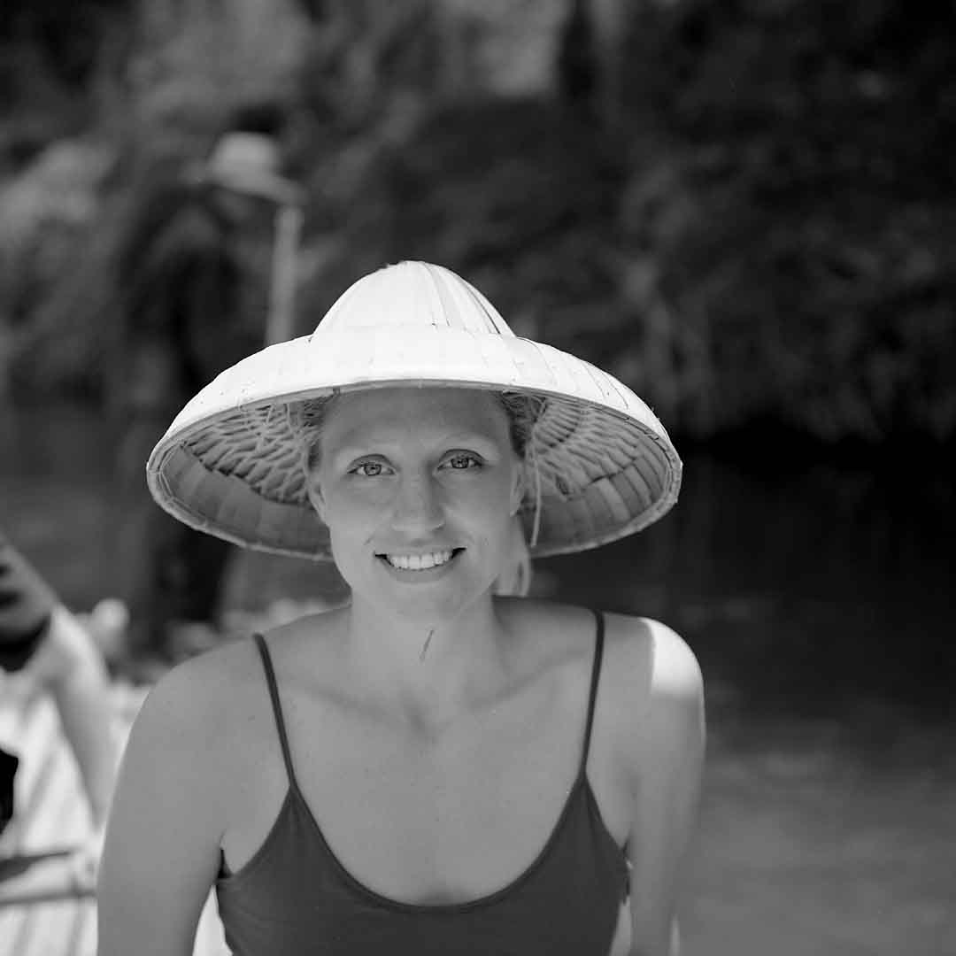 Linda Rafting the River, Chiang Mai, Thailand, 2004