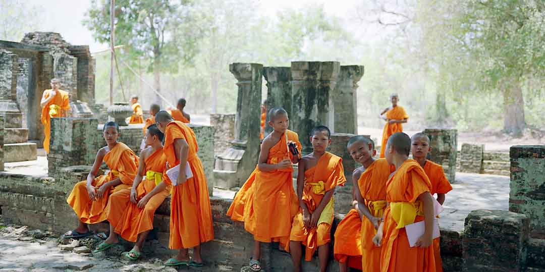 Novices #2, Sukhothai, Thailand, 2004