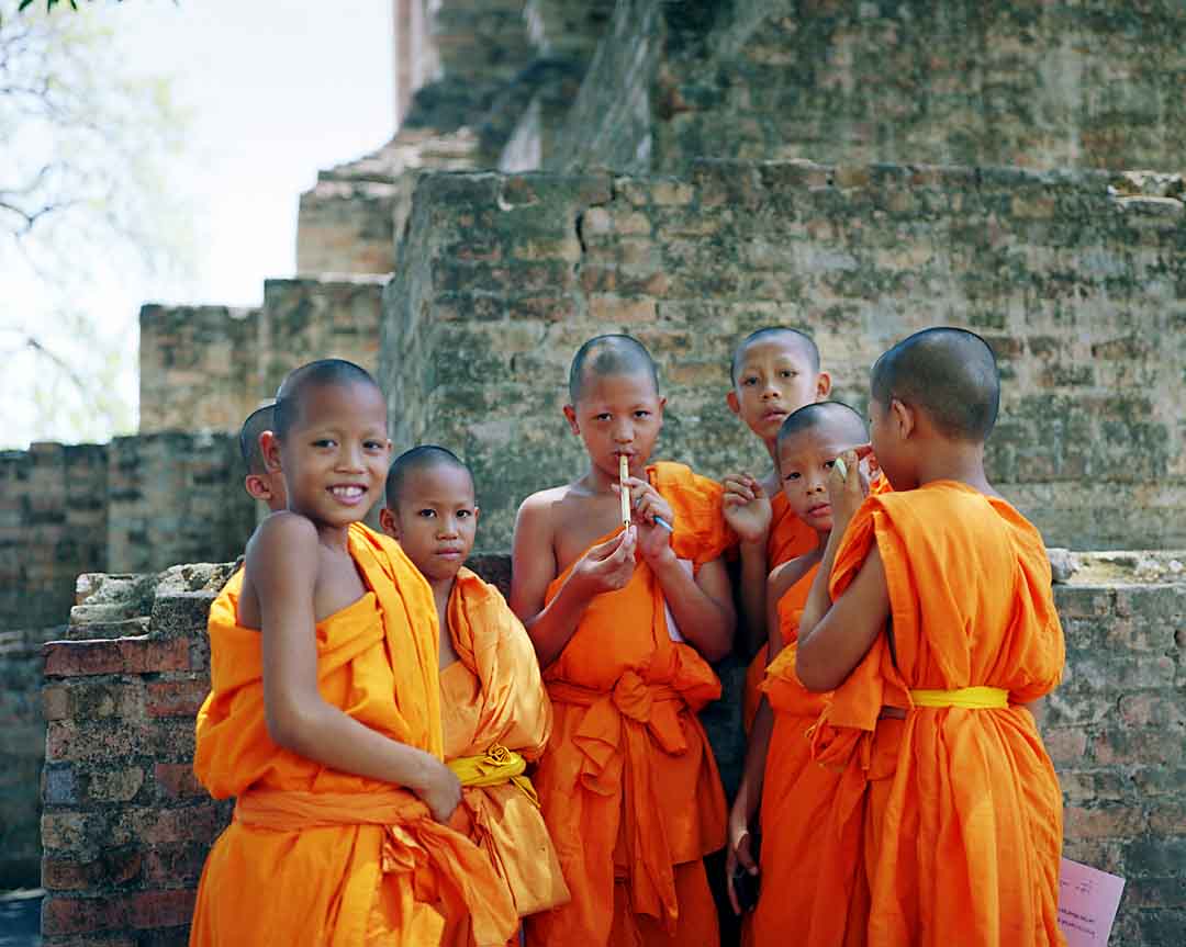 Novices #3, Sukhothai, Thailand, 2004