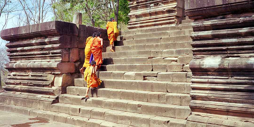 Ascending the Temple, Phanom Rung, Thailand, 2004